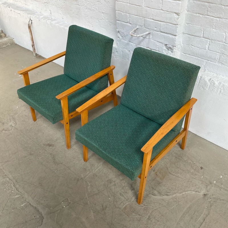 Vintage armchairs by Tatra Pravenec