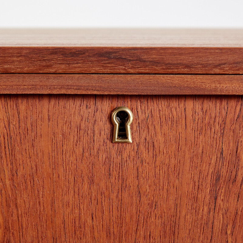 Vintage Small teak chest of drawers Denmark 1960s