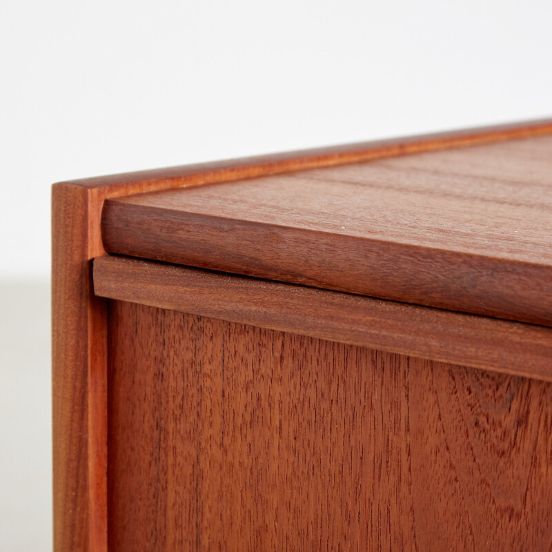 Vintage Small teak chest of drawers Denmark 1960s