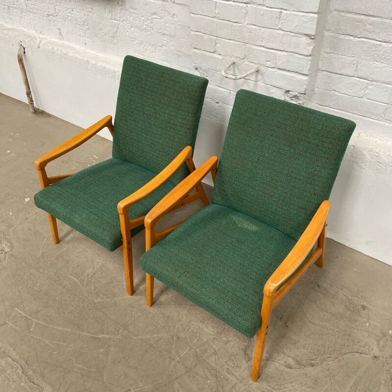 Vintage armchairs by J.Jiroutek