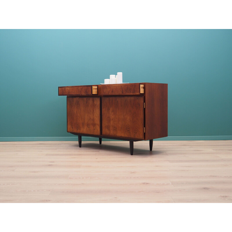 Vintage rosewood chest of drawers by Omann Jun 1970s