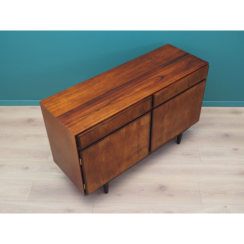 Vintage rosewood chest of drawers by Omann Jun 1970s