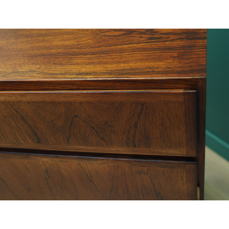 Vintage rosewood chest of drawers by Omann Jun 1970s