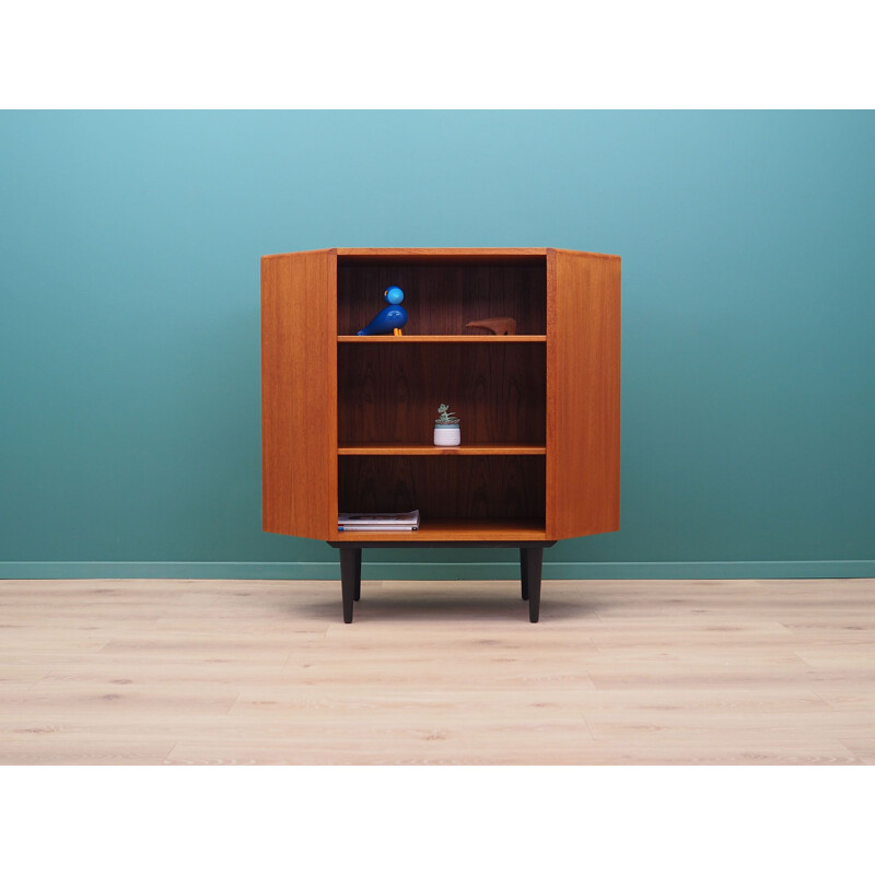 Vintage teak bookcase Denmark 1970s