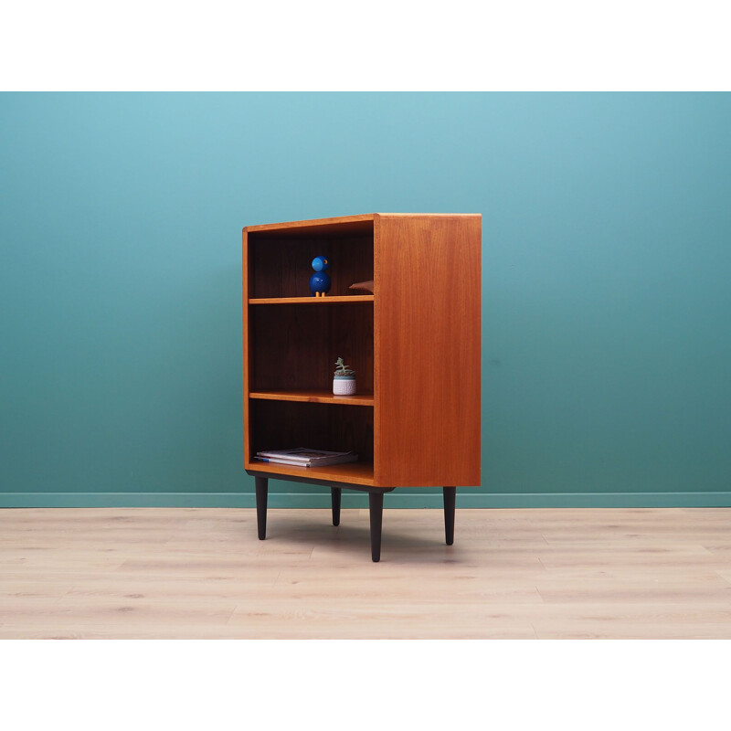 Vintage teak bookcase Denmark 1970s