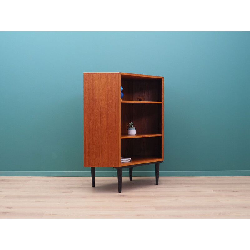 Vintage teak bookcase Denmark 1970s