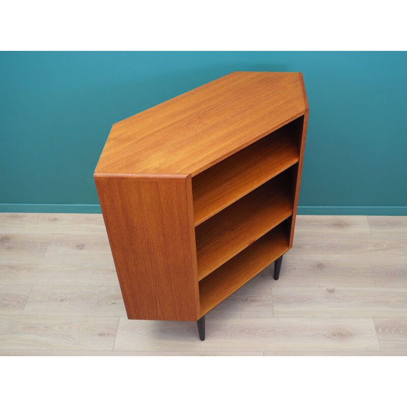 Vintage teak bookcase Denmark 1970s