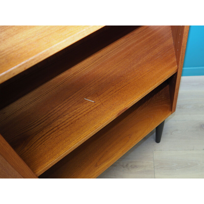 Vintage teak bookcase Denmark 1970s