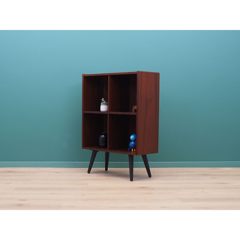 Vintage mahogany bookcase Denmark 1960s