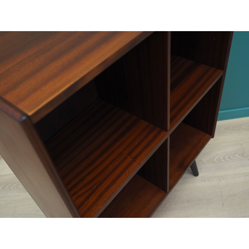 Vintage mahogany bookcase Denmark 1960s