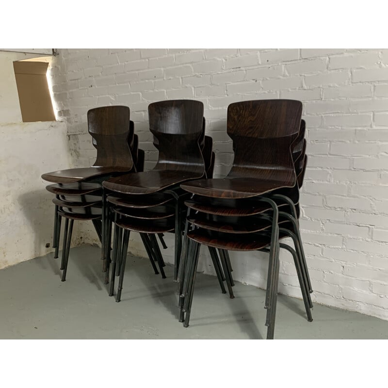 Chaises vintage en palissandre 1960