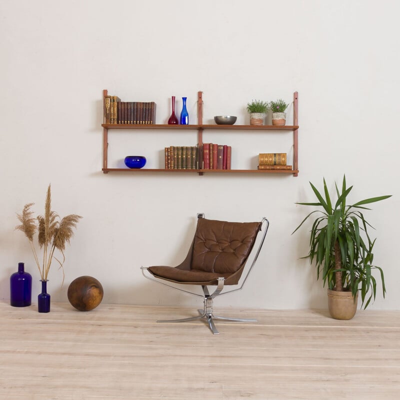 Vintage teak wall unit 1960s