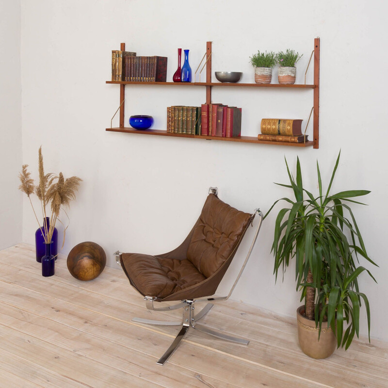 Vintage teak wall unit 1960s