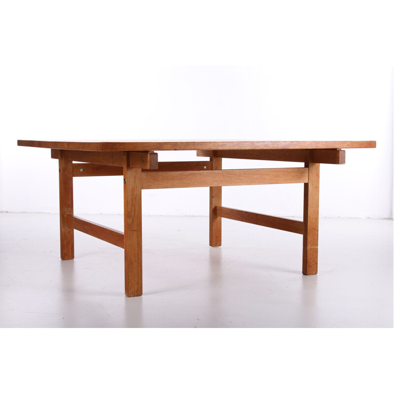 Vintage oak coffee table by Hans Wegner 1960s