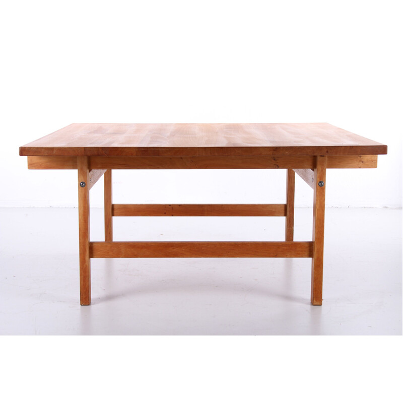 Vintage oak coffee table by Hans Wegner 1960s