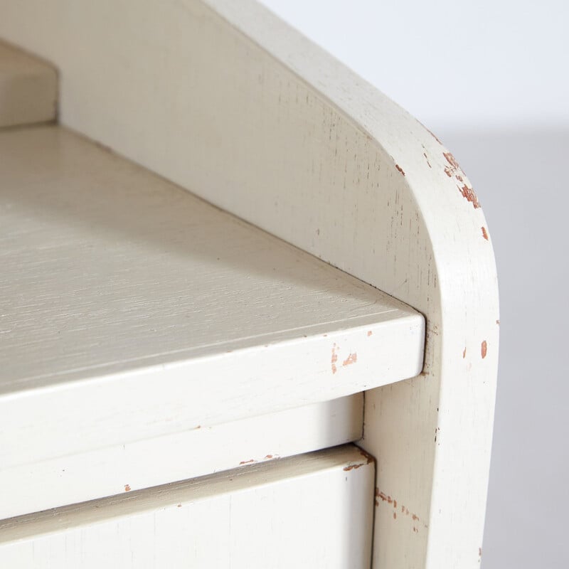 Vintage white desk, Denmark 1960