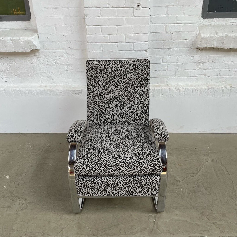 Vintage functionalist recliner 1930s