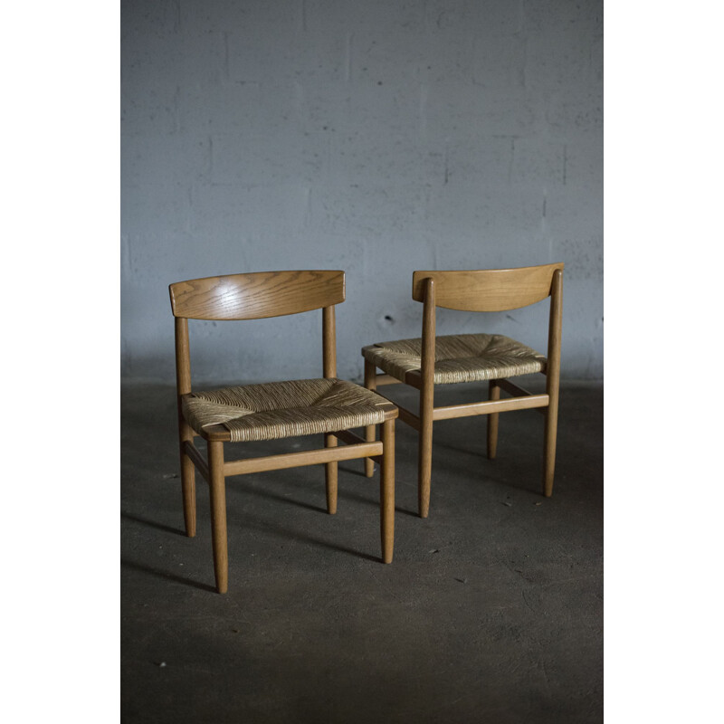 Chaises vintage par Borge Mogensen Danemark