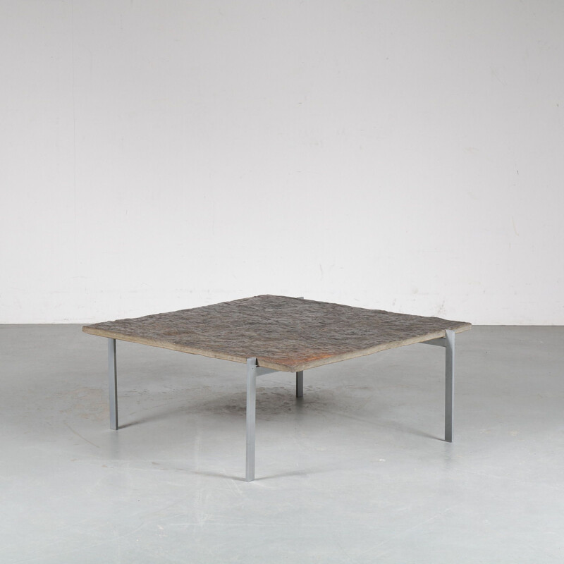 Vintage coffee table by Poul Kjaerholm Denmark 1960s