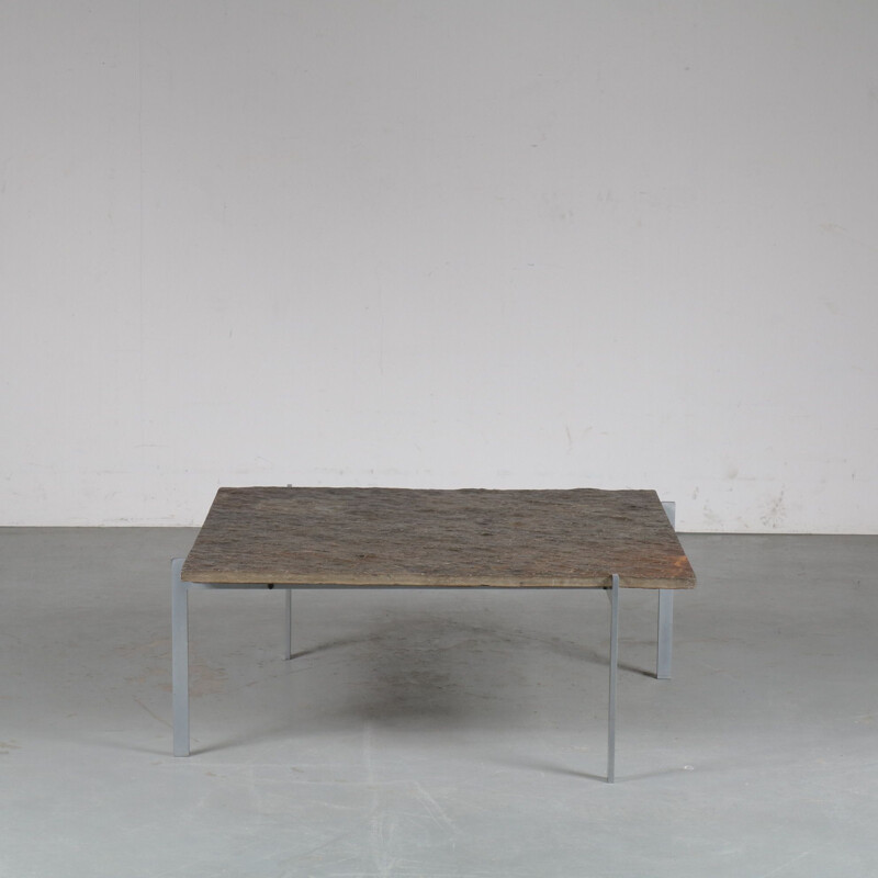 Vintage coffee table by Poul Kjaerholm Denmark 1960s