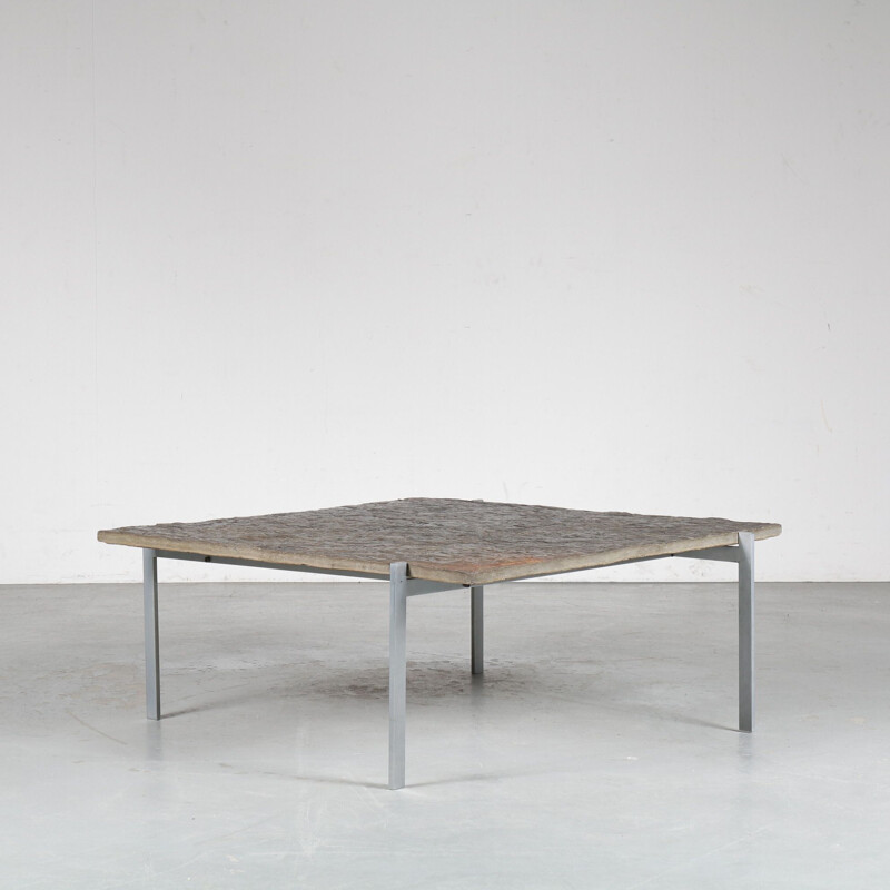 Vintage coffee table by Poul Kjaerholm Denmark 1960s