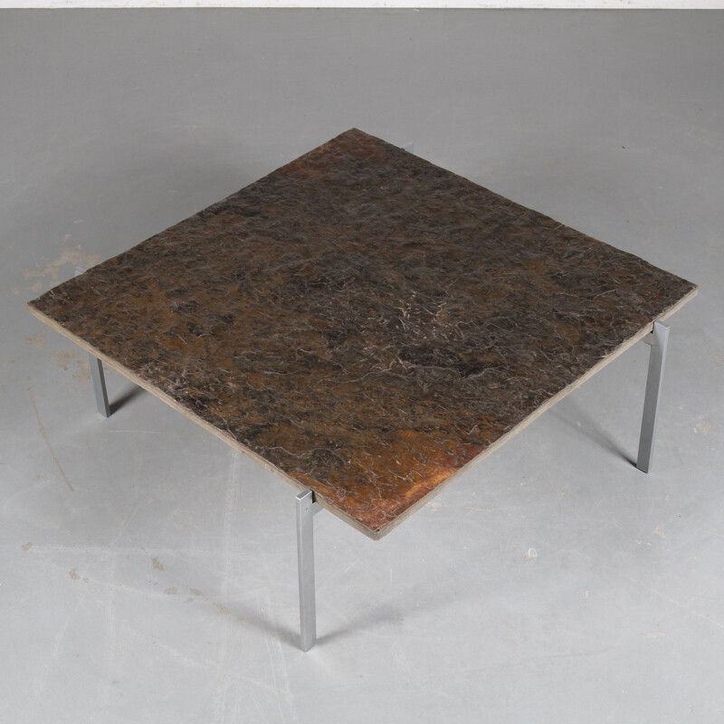 Vintage coffee table by Poul Kjaerholm Denmark 1960s