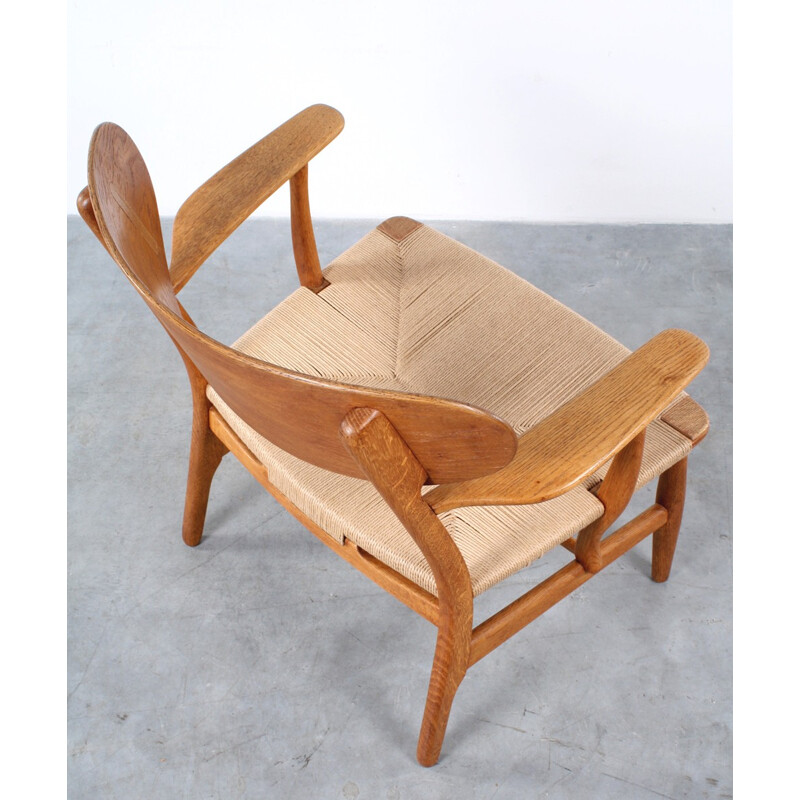 CH22 Scandinavian armchair, Hans. J. WEGNER - 1950s