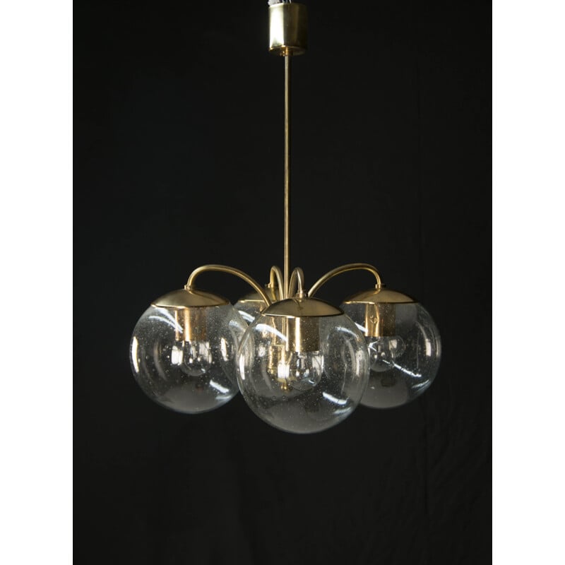 Vintage chandelier by Kamenicky Senov 1960s