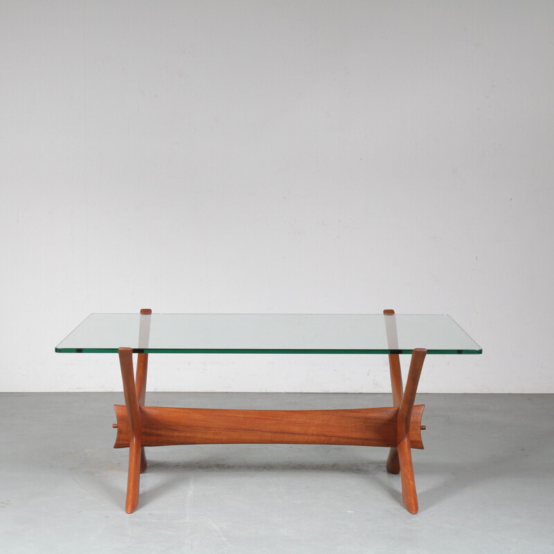 Table basse vintage par Fredrik Schriever-Abeln Suède 1960