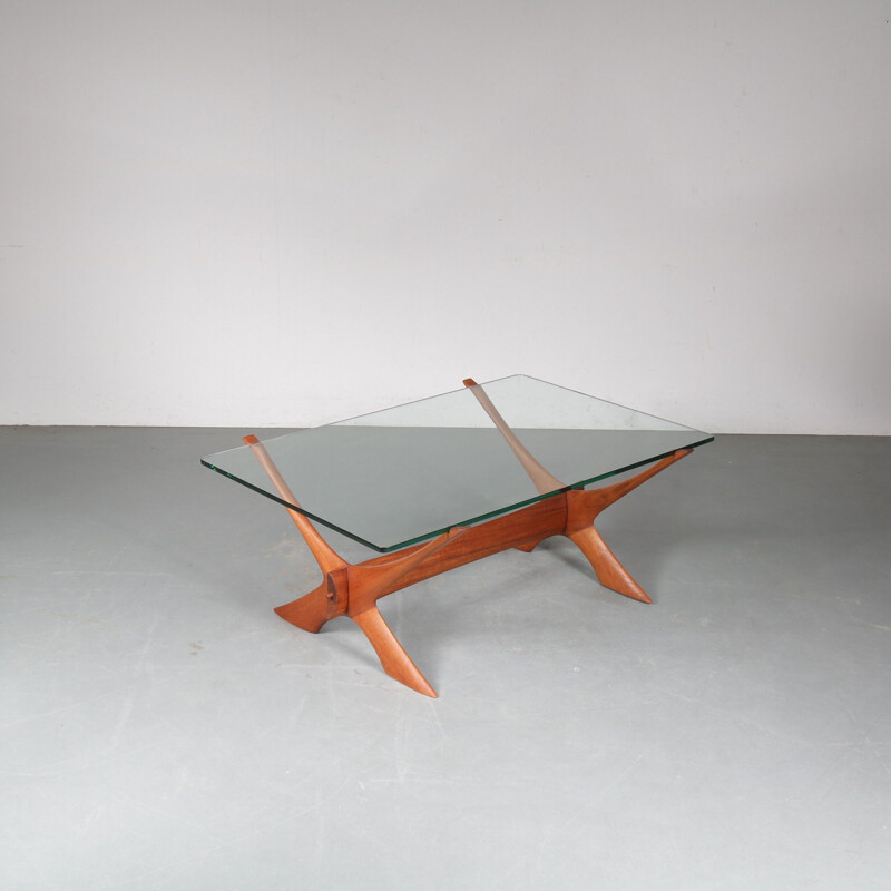 Vintage coffee table by Fredrik Schriever-Abeln Sweden 1960s