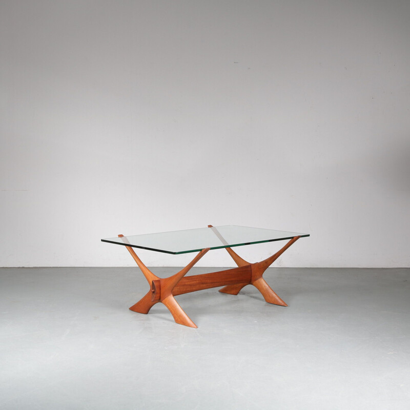 Vintage coffee table by Fredrik Schriever-Abeln Sweden 1960s