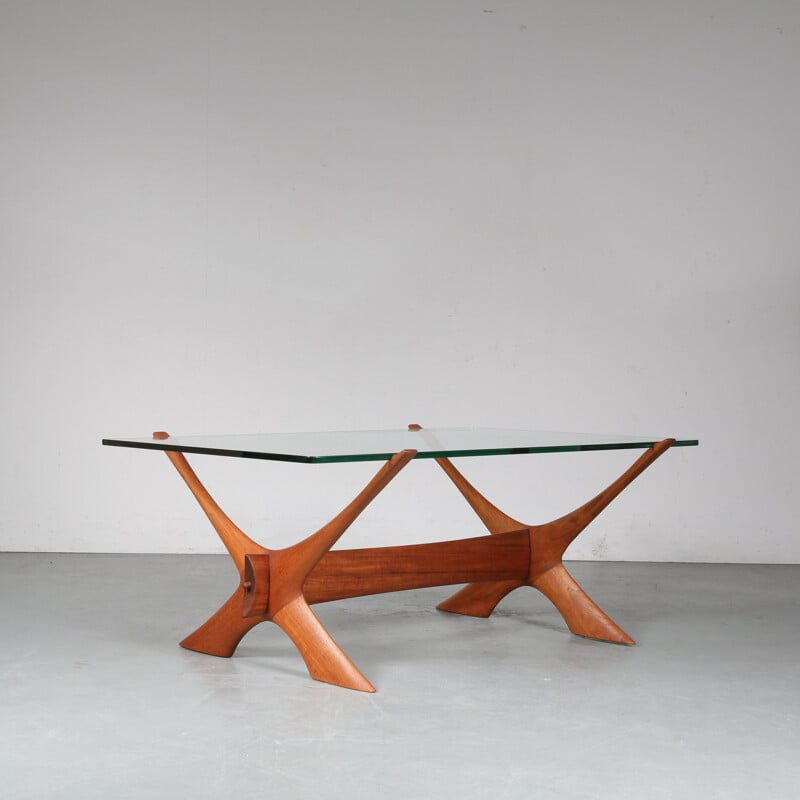Vintage coffee table by Fredrik Schriever-Abeln Sweden 1960s
