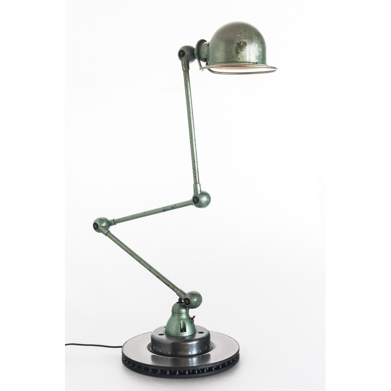 Vintage Jielde lamp with three arms by Jean-Louis Domecq France 1950s