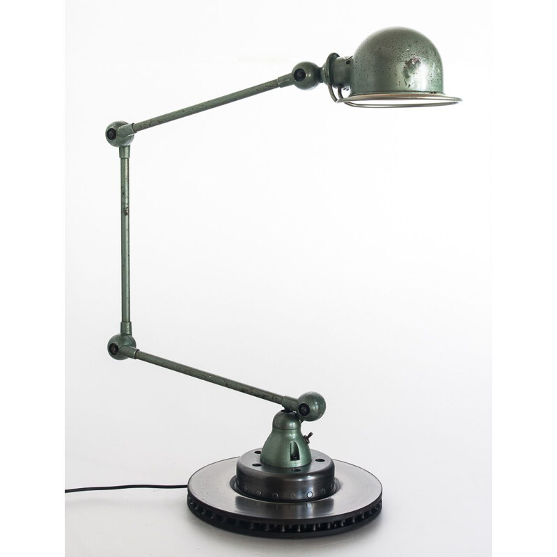 Vintage Jielde lamp with three arms by Jean-Louis Domecq France 1950s