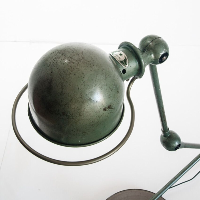 Vintage Jielde lamp with three arms by Jean-Louis Domecq France 1950s