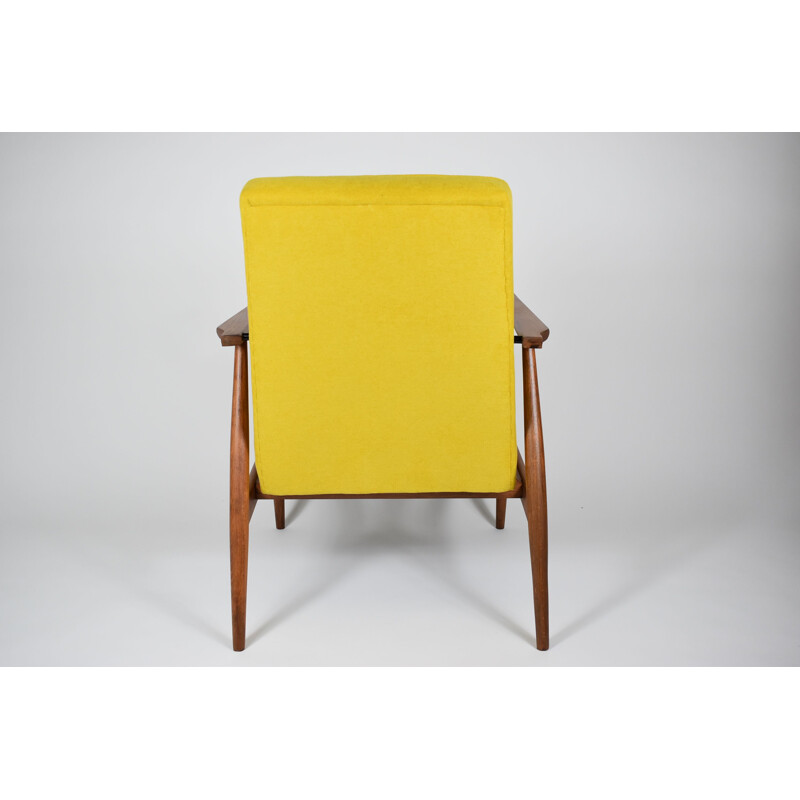 Vintage armchair type 300-190 yellow by Henryk Lis 1970s