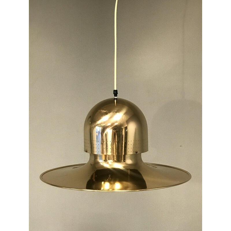 Vintage saucer lamp Swedish 1970s