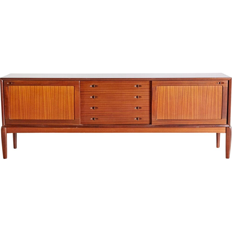 Vintage sideboard mahogany by H. W. Klein 1960s