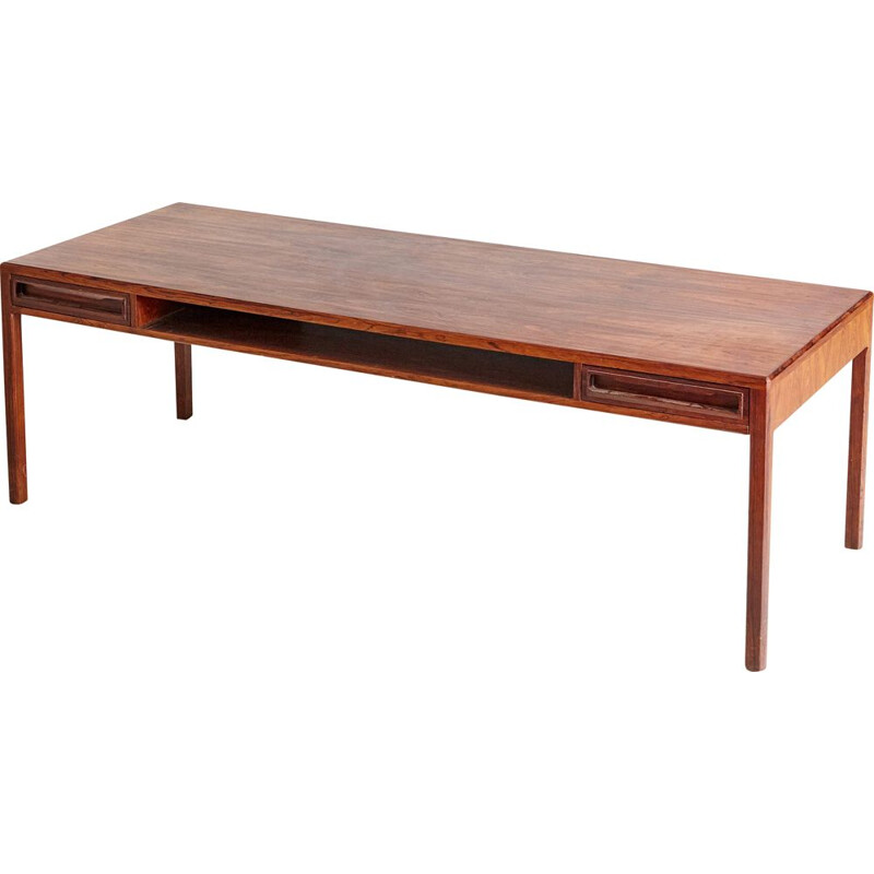 Vintage rosewood coffee table Danish  1960s