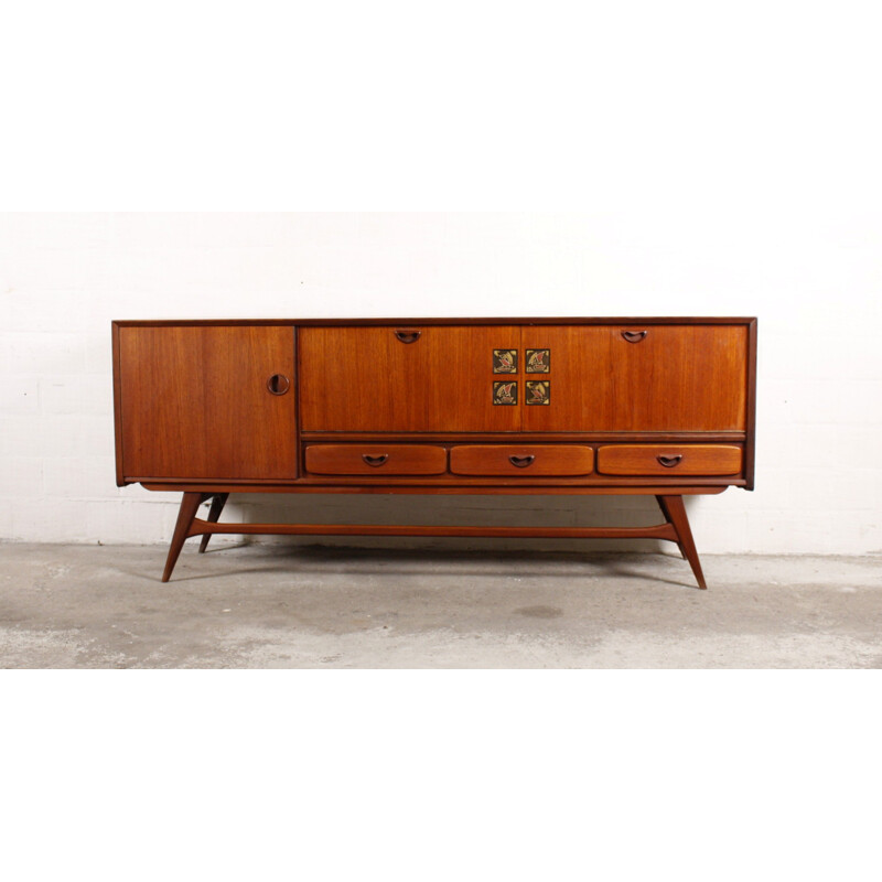 Wébé sideboard in teak wood, Louis VAN TEEFFELEN - 1960s