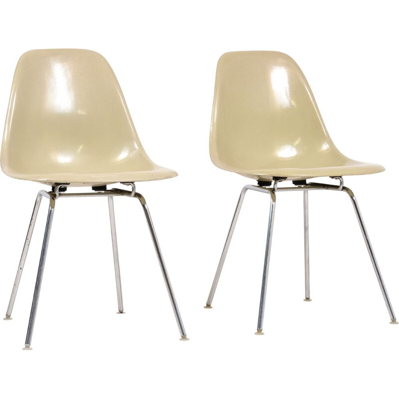 Pair of 1960's vintage DSR chairs