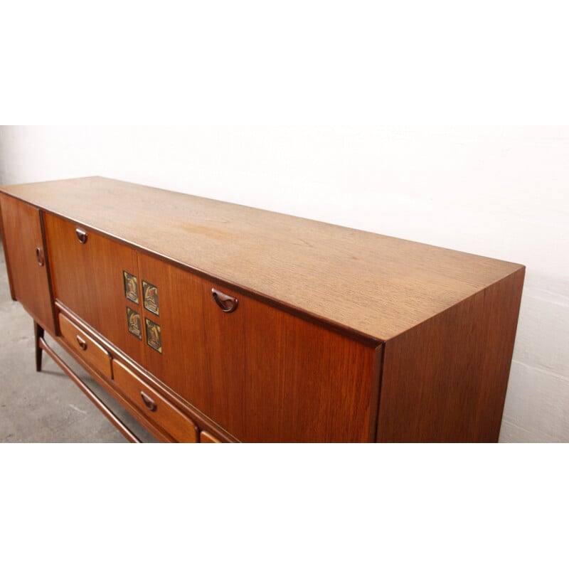 Wébé sideboard in teak wood, Louis VAN TEEFFELEN - 1960s