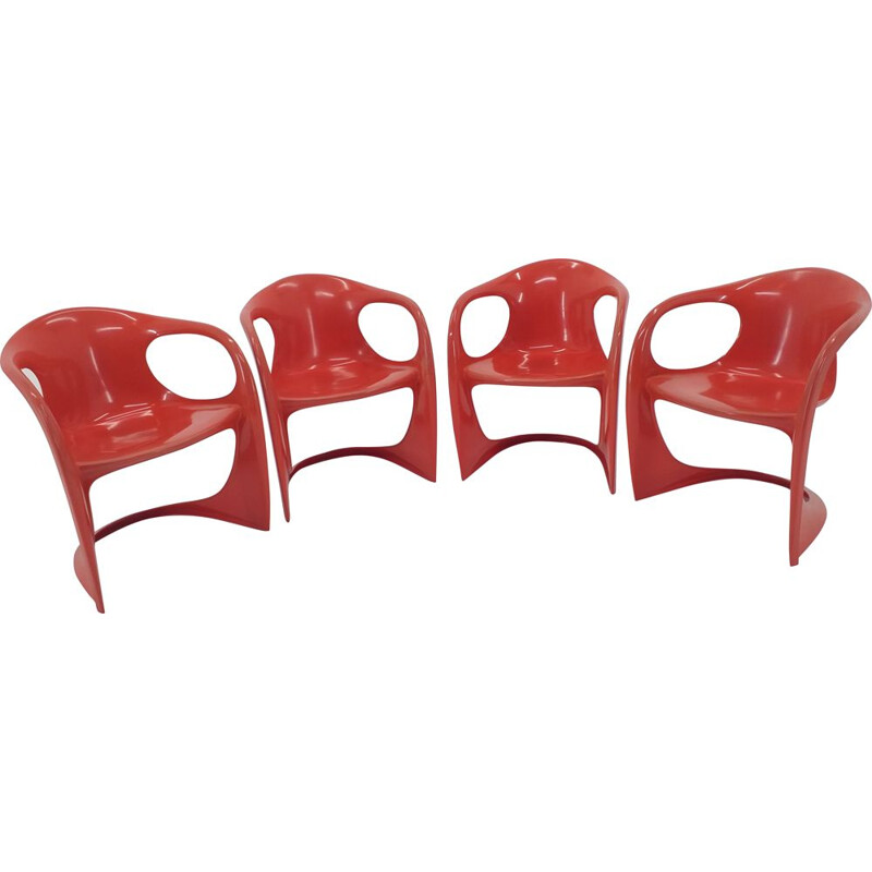 Set van 4 stoelen van Alexander Begge Duitsland 1970