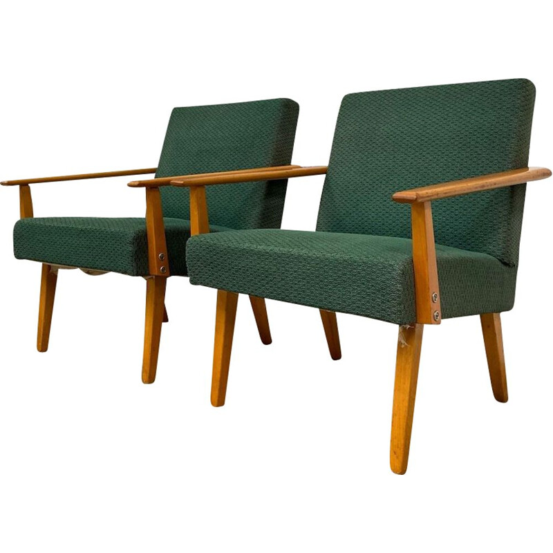 Vintage armchairs by Tatra Pravenec