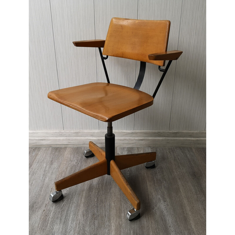 Vintage office chair by Albert Stoll Switzerland 1950s