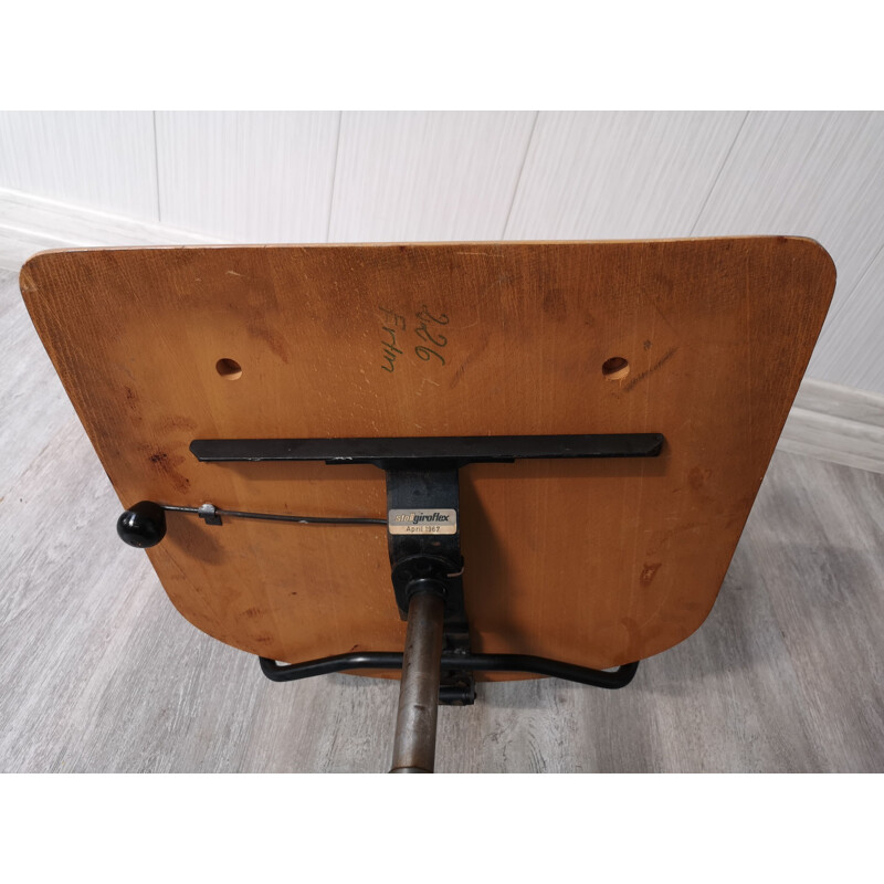 Chaise de bureau vintage d'Albert Stoll Suisse 1950 