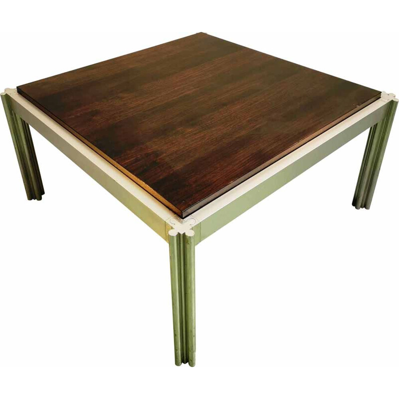 Vintage coffee table  Square by George Ciancimino 1970s