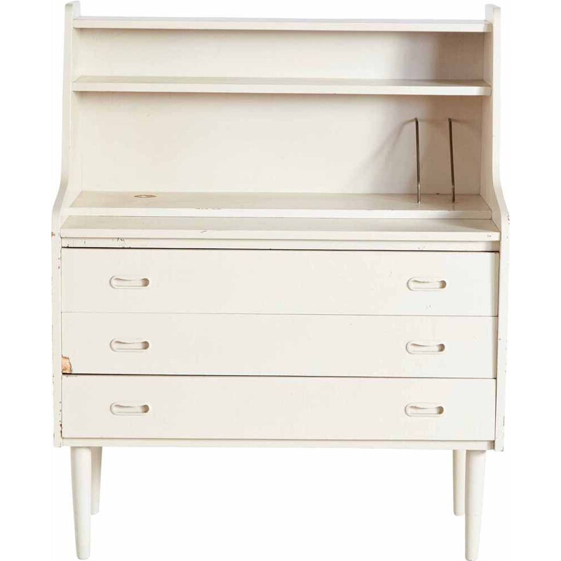 Bureau vintage blanc, Danemark 1960