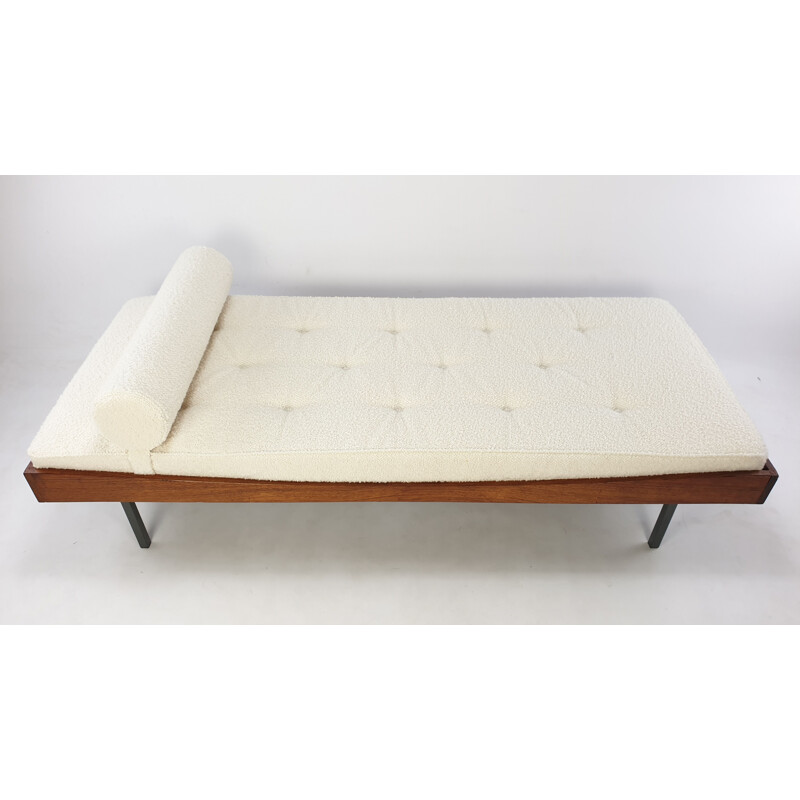 Vintage teak bed Netherlands 1960s