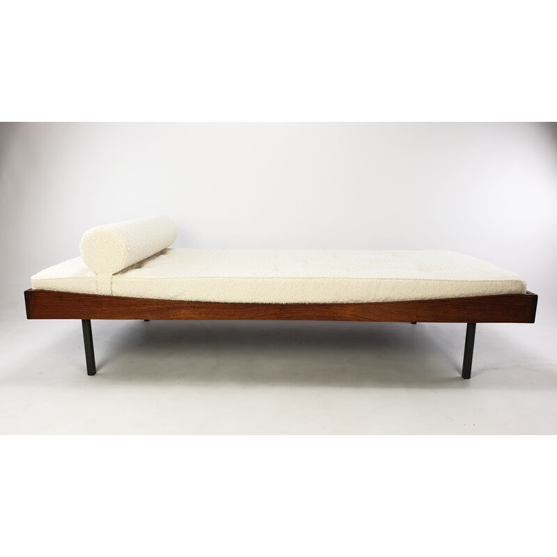 Vintage teak bed Netherlands 1960s